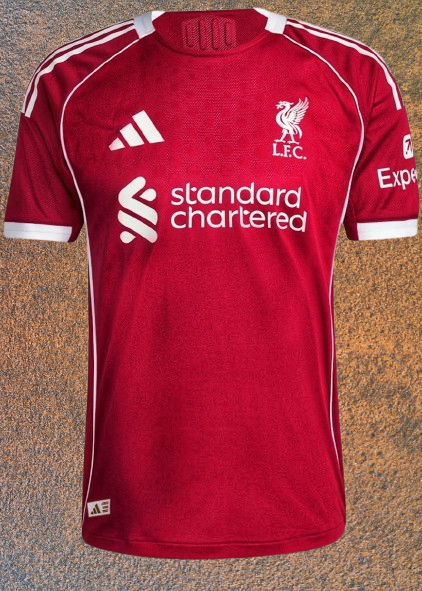 Equipamento oficial Liverpool Fc 2025/26