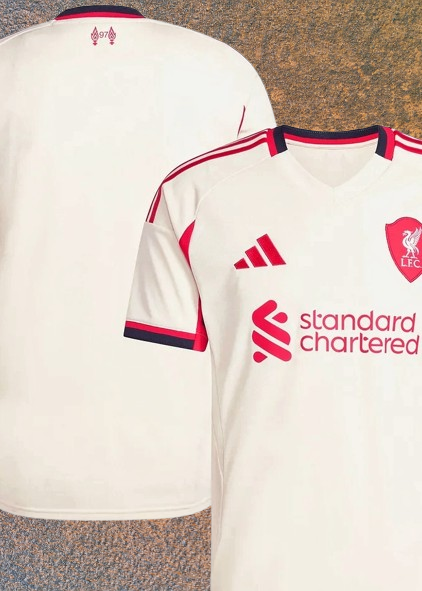 Equipamento oficial Liverpool 2025/26