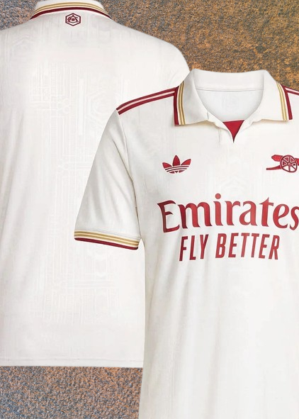 Equipamento oficial Arsenal 2025/26
